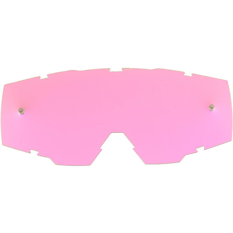 Plexi pre motokrosové okuliare NOX Spectre ružové