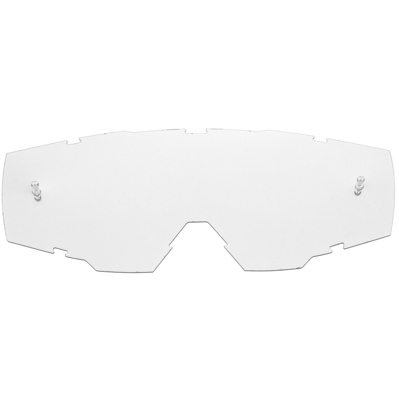 Plexi pre motokrosové okuliare NOX Spectre strieborné