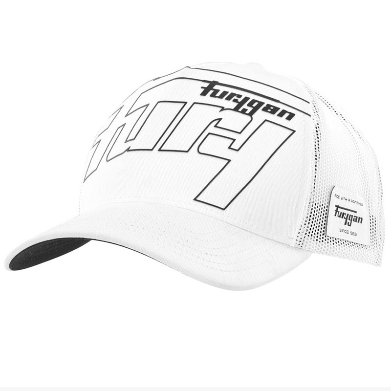 Šiltovka Furygan Trucker Rage bielo-čierna