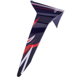 Aerodynamický spojler pre helmy na motorku Alpinestars Supertech R10 FLYTE štandardný profil matný modro-červeno-biely