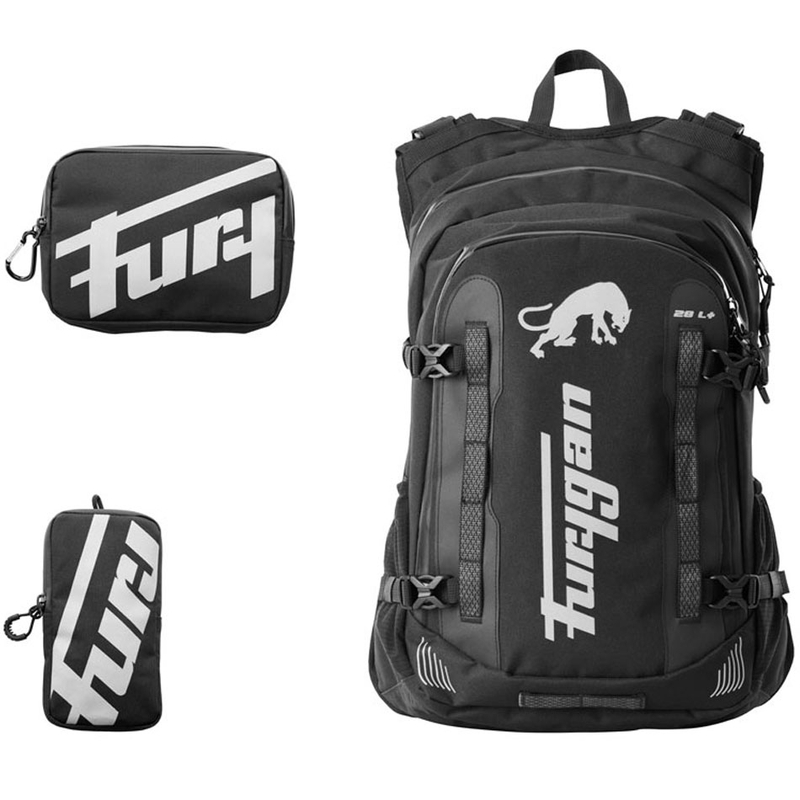 Batoh Furygan ADV 28L+ čierno-biely