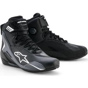 Topánky na motorku Alpinestars Faster-4 Drystar čierno-tmavo šedo-biele