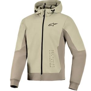 Mikina na motorku Alpinestars Radium Tech Hoodie pieskovo-hnedá