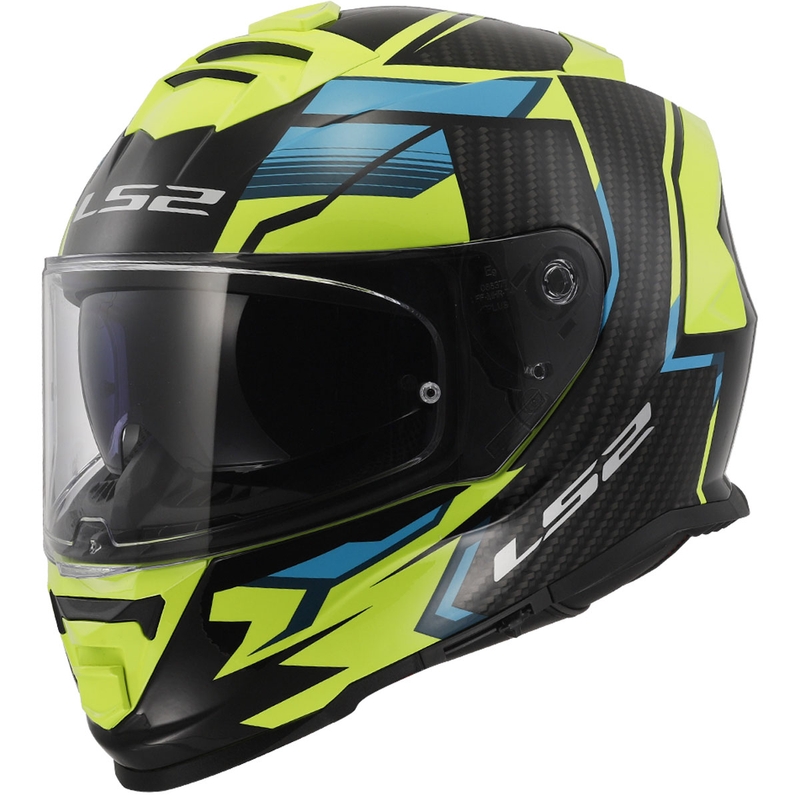 Integrálna helma na motocykel LS2 FF800 Storm II Tracker čierno-fluo žltá