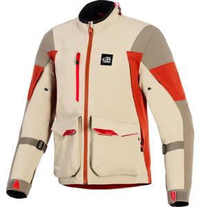 Bunda na motorku Alpinestars Maxdura Drystar XF hnedo-oranžová