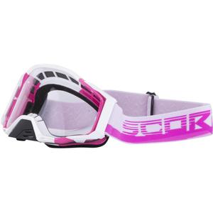 Motokrosové okuliare Scorpion MX Mask ružovo-biele