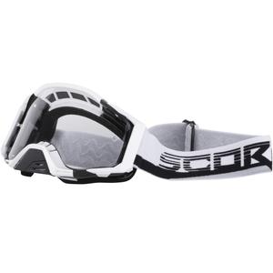 Motokrosové okuliare Scorpion MX Mask bielo-čierne