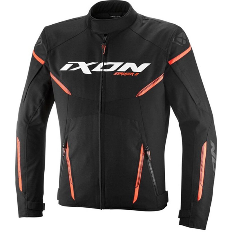Bunda na motorku IXON Striker 2 čierno-oranžová