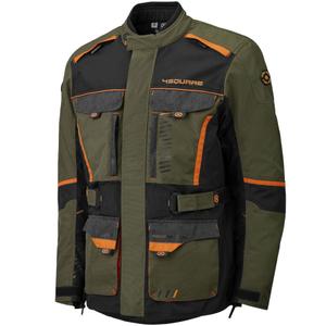 Bunda na motorku 4SQUARE Trailer Craft khaki-oranžová