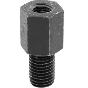 Redukcia závitu spätného zrkadla - vnútorný závit M10 pravý/vonkajší závit M8 pravý čierny