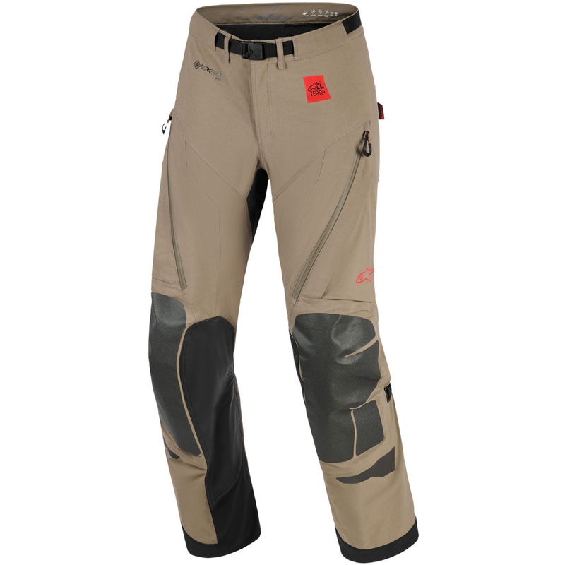 Nohavice na motorku Alpinestar Nazca 3L Gore-Tex PRO svetlo hnedo-čierne