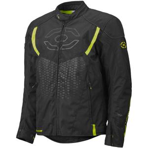 Bunda na motorku 4SQUARE Sportster Dart čierno-fluo žltá