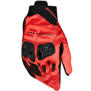 Rukavice na motorku Alpinestars SP X 1 MM93 kolekcia fluo červeno-červeno-čierne