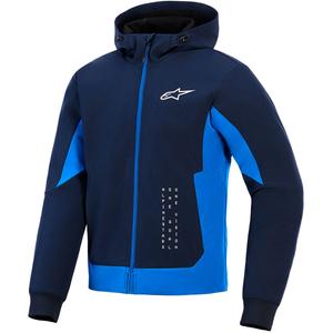 Mikina na motorku Alpinestars Radium Tech Hoodie tmavo modro-modrá