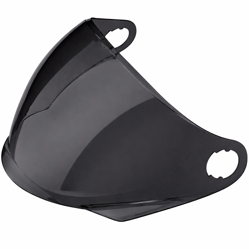 Plexi pre helmy na motorku Cassida Jet Tech 2.0 tmavo dymové