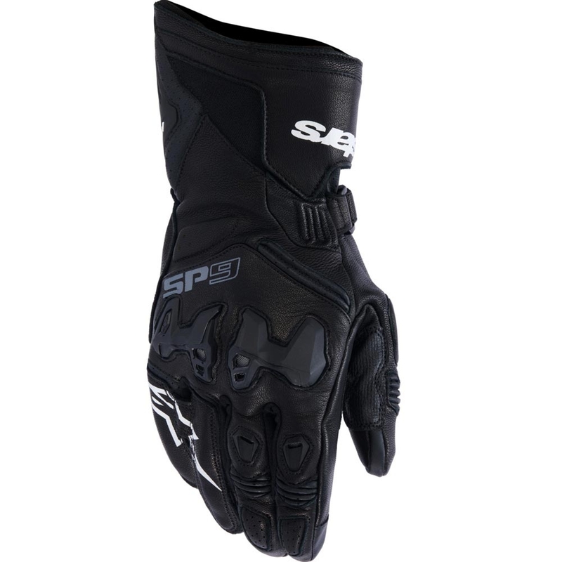 Rukavice na motorku Alpinestars SP-9 čierno-biele