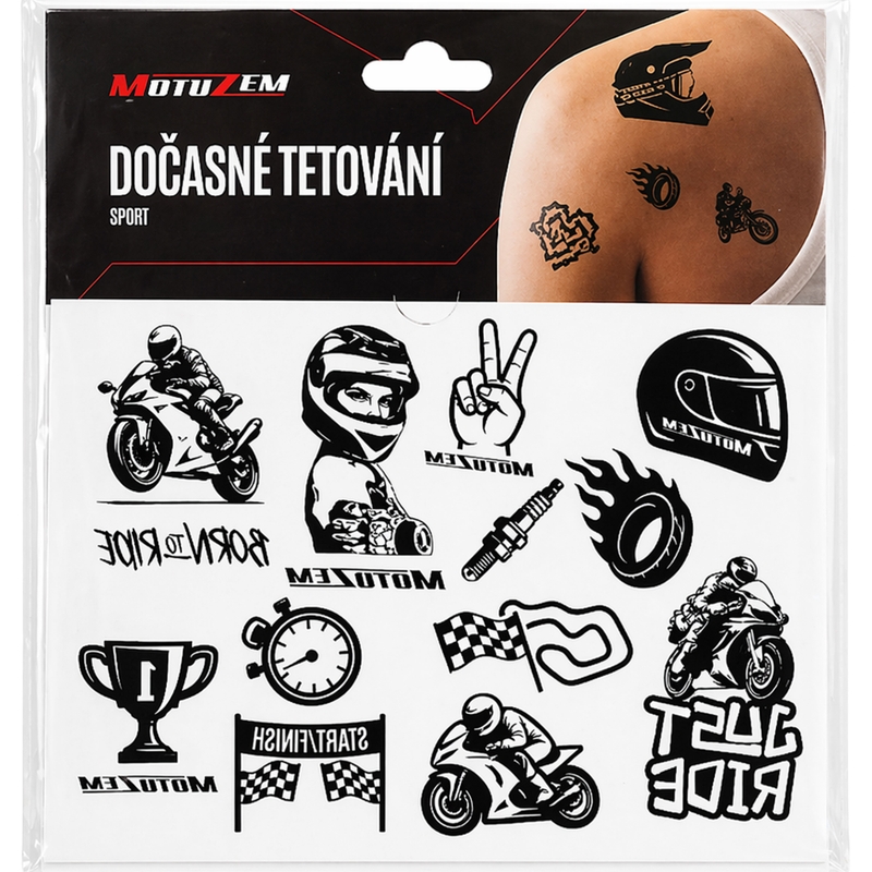 Dočasné tetovanie MotoZem Sport