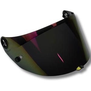 Plexi pre prilby na motorku Nolan X804 RS XFR-03 NFR/2ACT FLAT/RS/ULTRA zrkadlovo červené