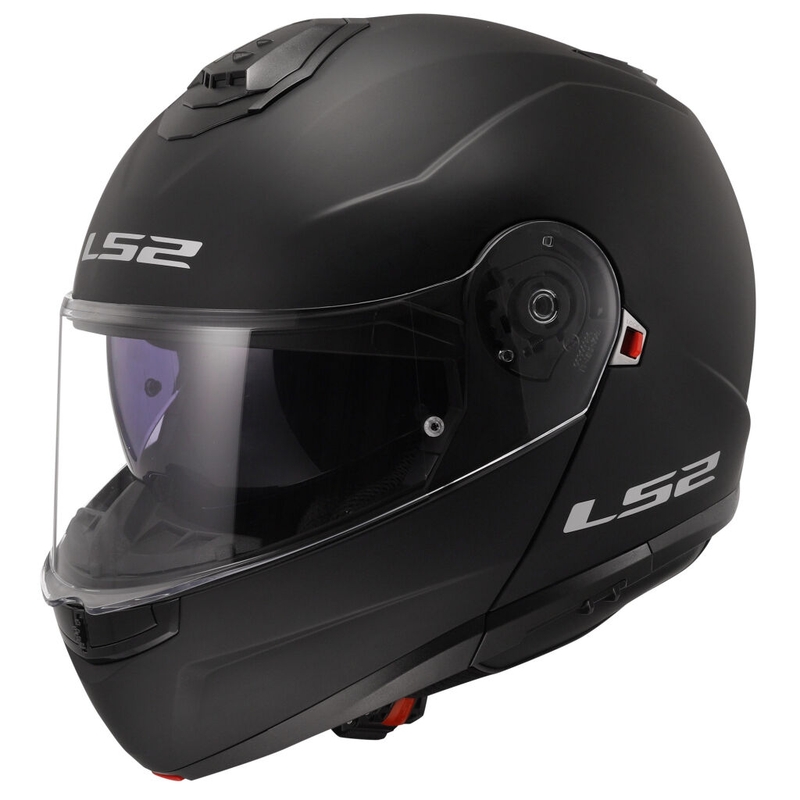 Vyklápacia prilba LS2 FF908 Strobe II čierna matná - II. akosť