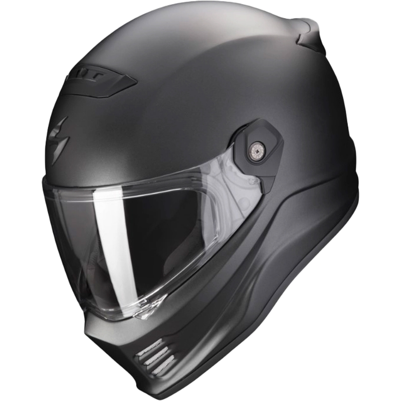 Integrálna prilba na motorku SCORPION COVERT FX perleťová čierna matná - II. akosť