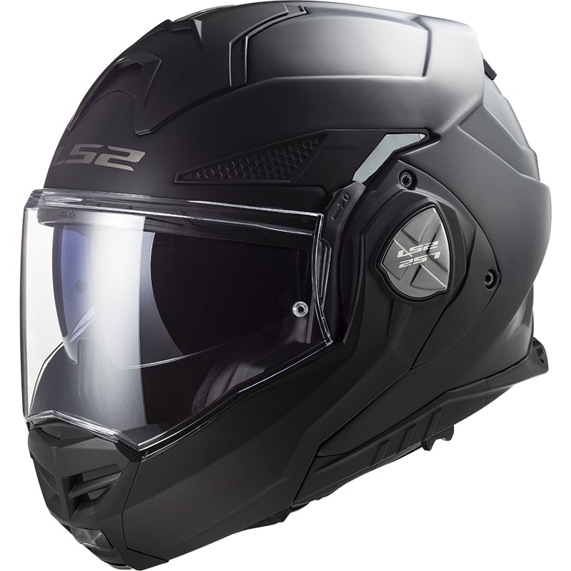 Preklápacia prilba na motocykel LS2 FF901 Advant X Solid čierna matná - II. akosť