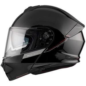Vyklápacia prilba na motorku MT Genesis SV Solid A1 čierna lesklá 2 - II. akosť
