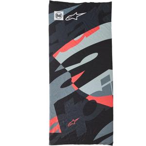 Nákrčník Alpinestars BUFF Mogress camo-čierno-flou červeno-sivý