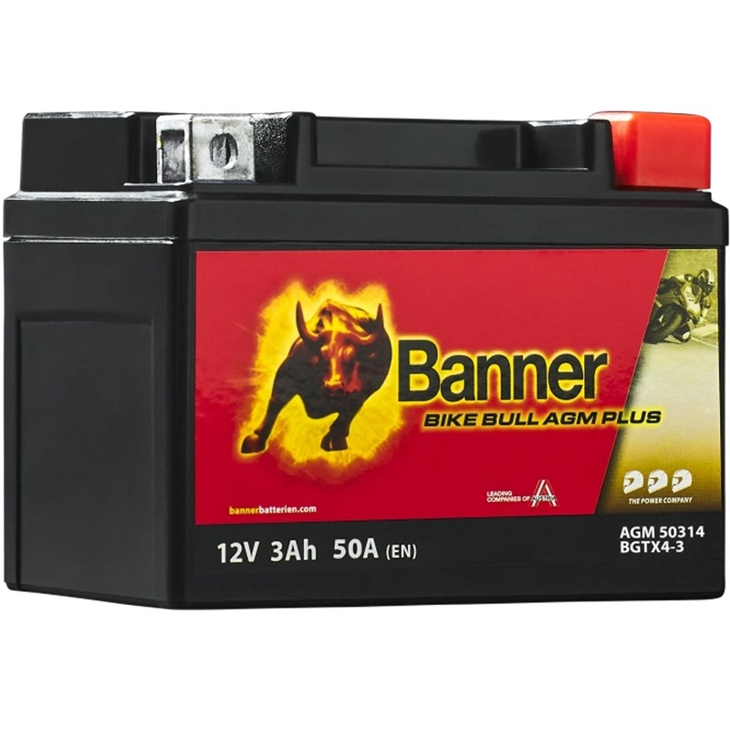 AGM batéria Banner Bike Bull AGM PLUS AGM PLUS 503 14 / BGTX4-3 - GTX4-3