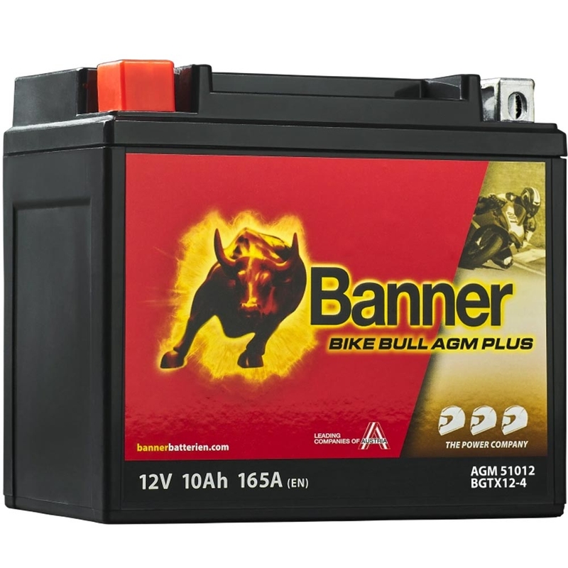 AGM batéria Banner Bike Bull AGM PLUS AGM PLUS 510 12 / BGTX12-4 - GTX12-4