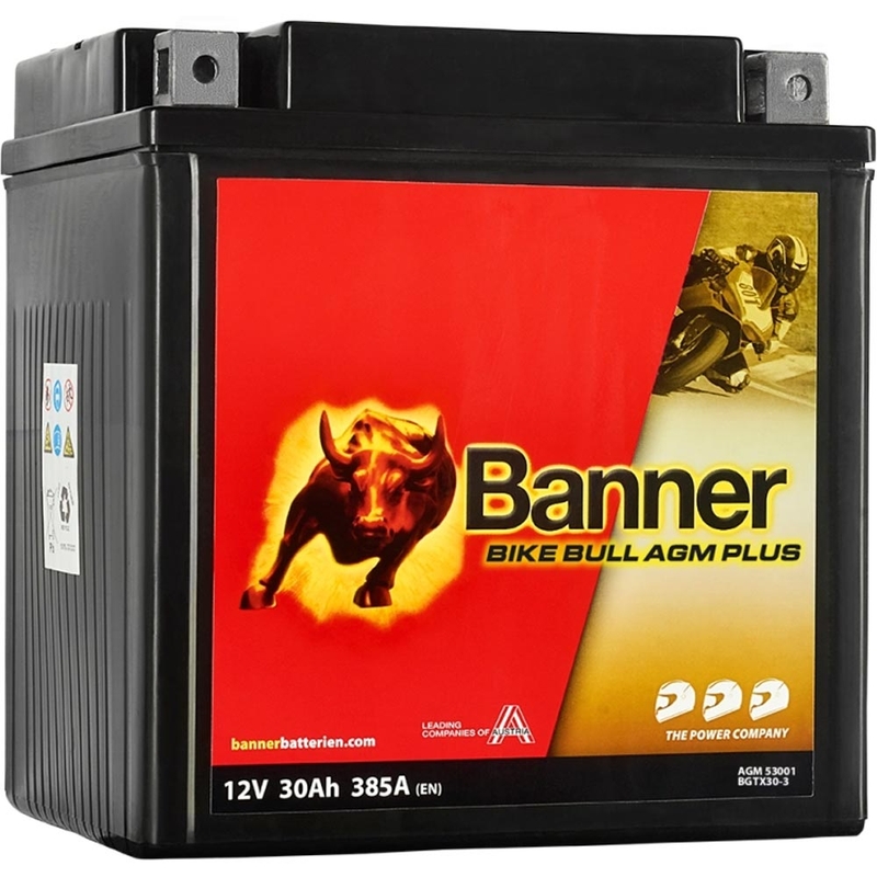 AGM batéria Banner Bike Bull AGM PLUS AGM PLUS 530 01 / BGTX30-3 - GTX30-3