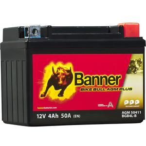 AGM batéria Banner Bike Bull AGM PLUS 504 11 / BGB4L-B - GB4L-B