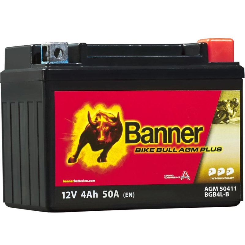 AGM batéria Banner Bike Bull AGM PLUS 504 11 / BGB4L-B - GB4L-B