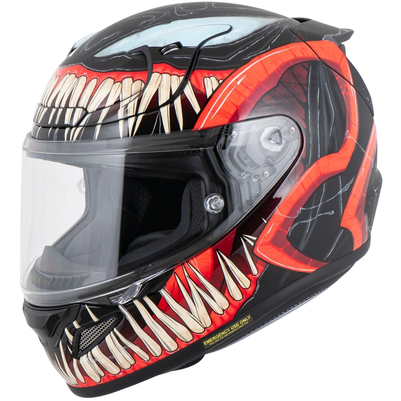 Integrálna prilba na motorku HJC RPHA 12 Venom 3 Marvel čierno-červená