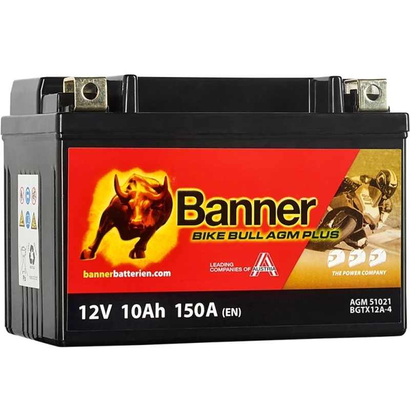 AGM batéria Banner Bike Bull AGM PLUS AGM PLUS 510 21 / BGTX12A-4 - GTX12A-4
