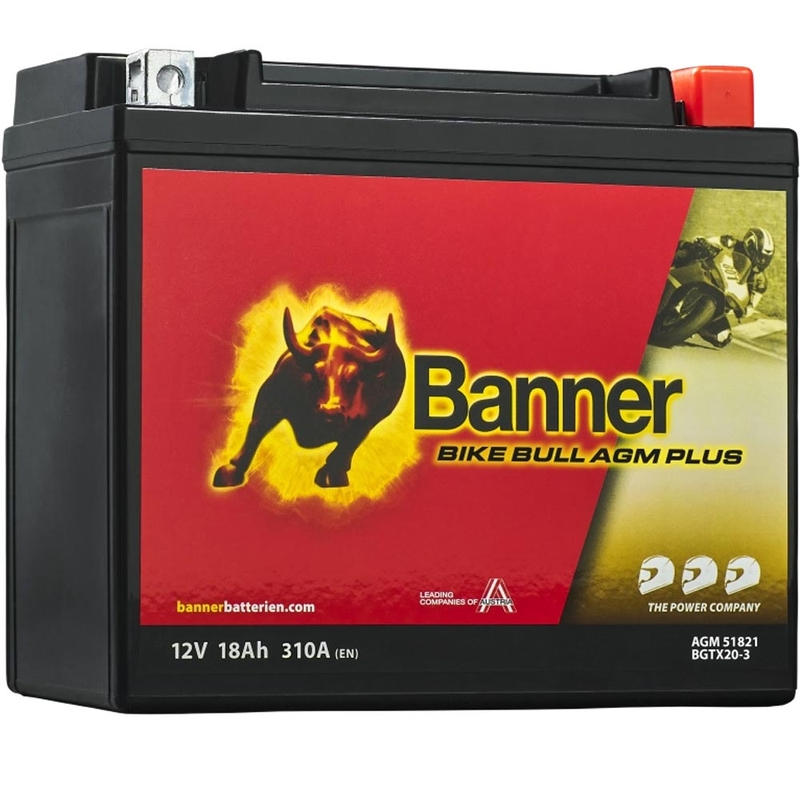 AGM batéria Banner Bike Bull AGM PLUS AGM PLUS 518 21 / BGTX20-3 - GTX20-3