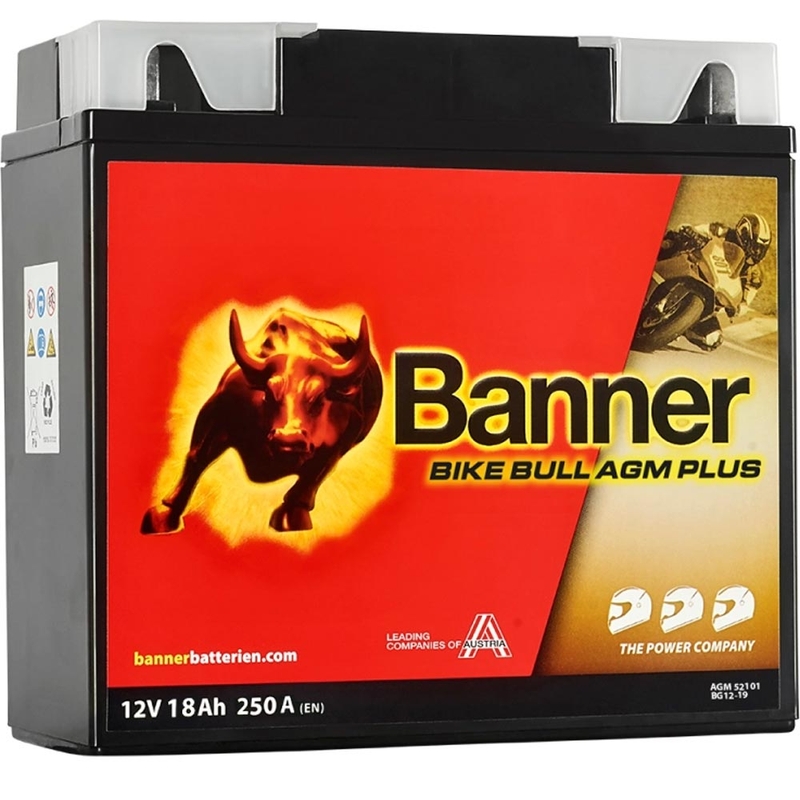 AGM batéria Banner Bike Bull AGM PLUS AGM PLUS 521 01 / BG12-19 - G12-19
