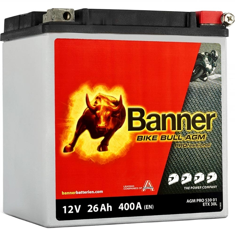 AGM batéria Banner Bike Bull AGM PROFESSIONAL AGM PRO 530 01 / BETX30L - ETX30L