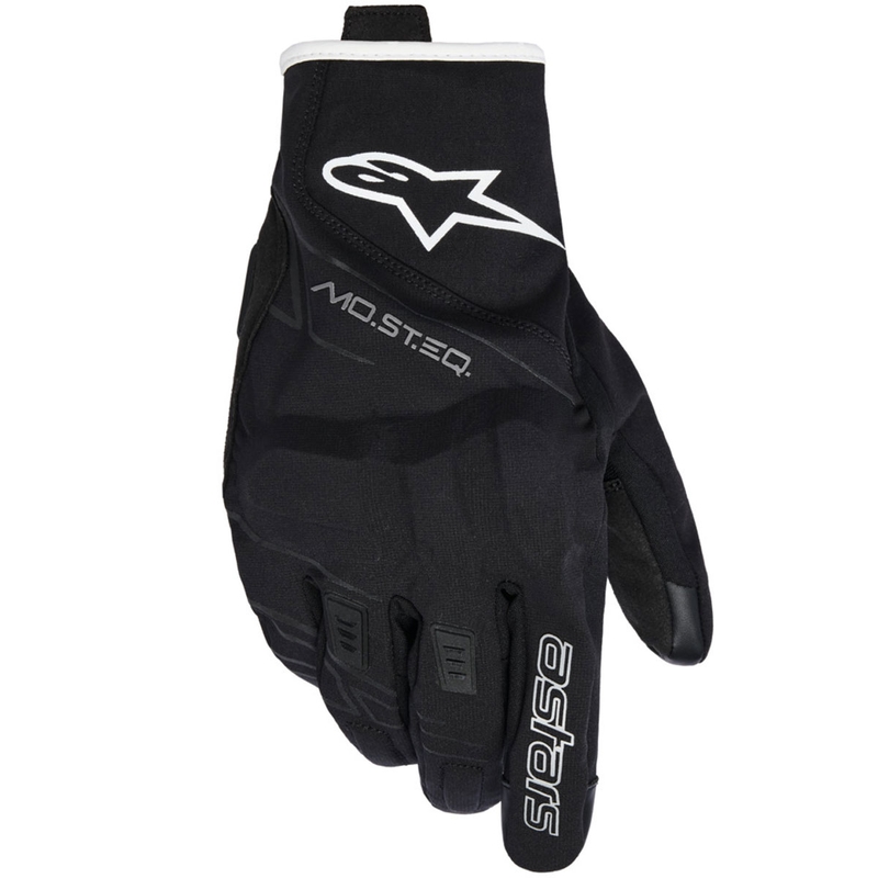 Rukavice na motorku Alpinestars MOBLAST WATERPROOF čierno-bielo off white