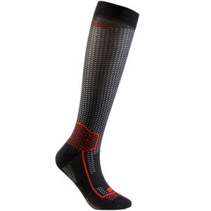 Funkčné podkolienky SIXS LONG V3 čierny carbon-červené