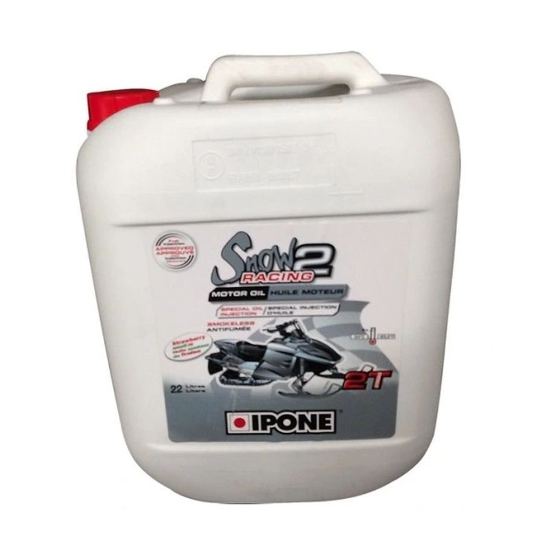 Olej do snežných skútrov Ipone 2T Snow racing 22 l jahodový