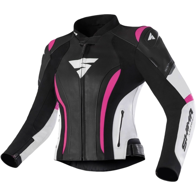 Dámska bunda na motorku Shima Miura 2.0 čierno-fluo ružová