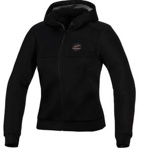 Dámska mikina na motorku Alpinestars Stella Chrome Superairflow čierno-medená