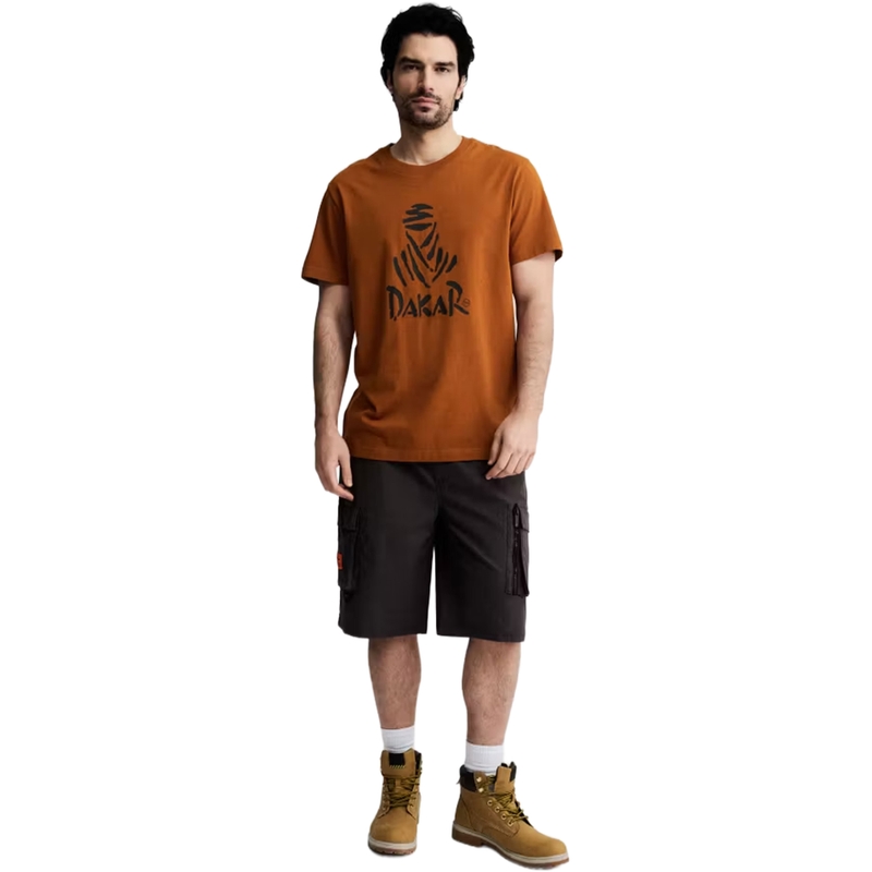Tričko Dakar Logo 263 hnedé