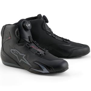 Topánky na motorku Alpinestars Zeler čierno-tmavo šedé