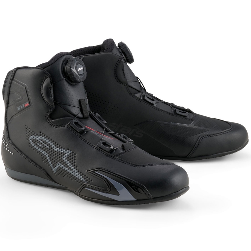Topánky na motorku Alpinestars Zeler čierno-tmavo šedé
