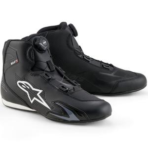 Topánky na motorku Alpinestars Zeler čierno-biele