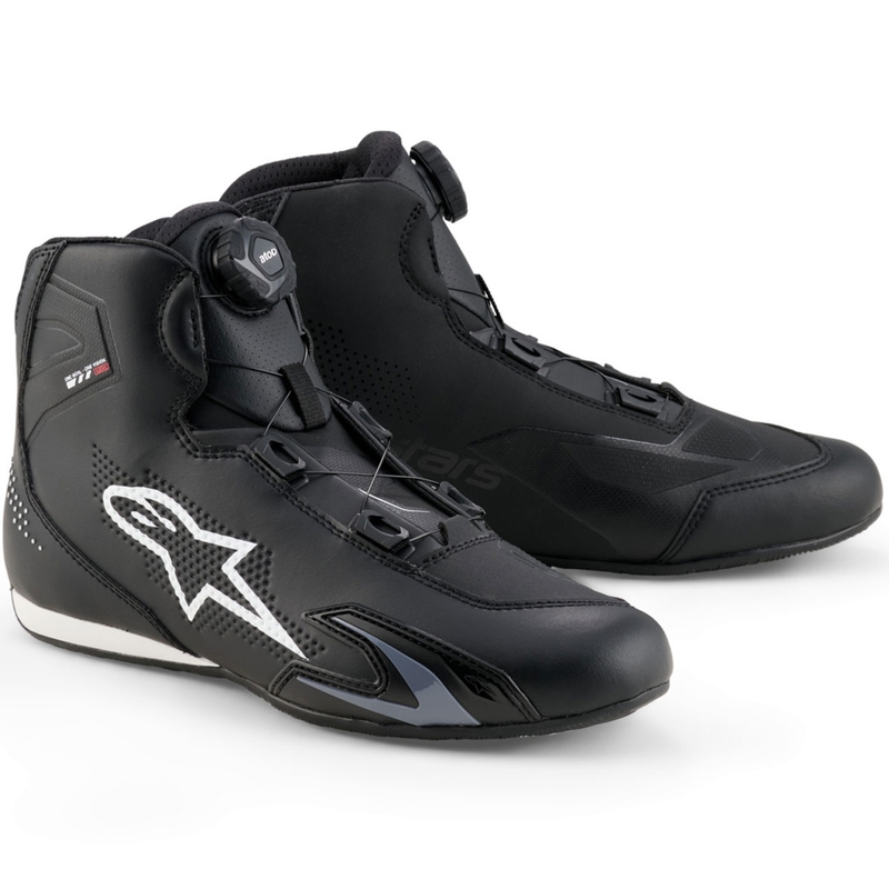 Topánky na motorku Alpinestars Zeler čierno-biele