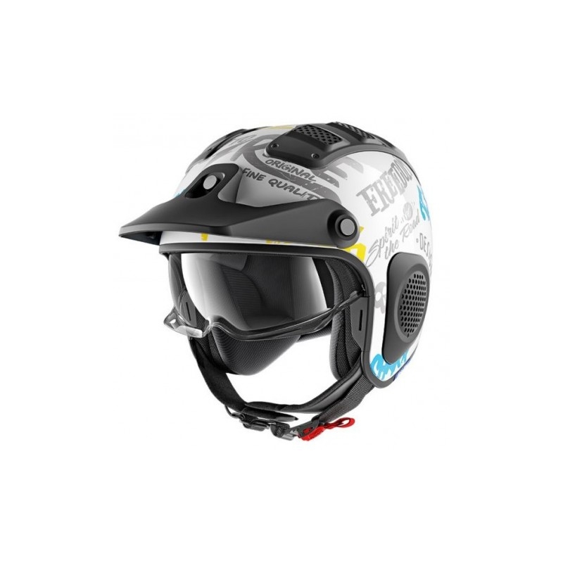 Otvorená prilba SHARK X-DRAK Freestyle bielo-modro-žltá