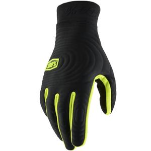 Motokrosové rukavice 100% - USA BRISKER EXTREME fluo žlto-čierne