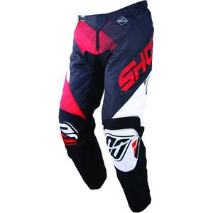 Motokrosové nohavice Shot DEVO Ultimate čierno-červené výpredaj